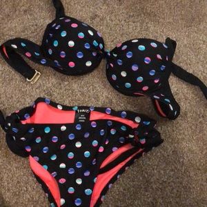 Polka dot bikini set